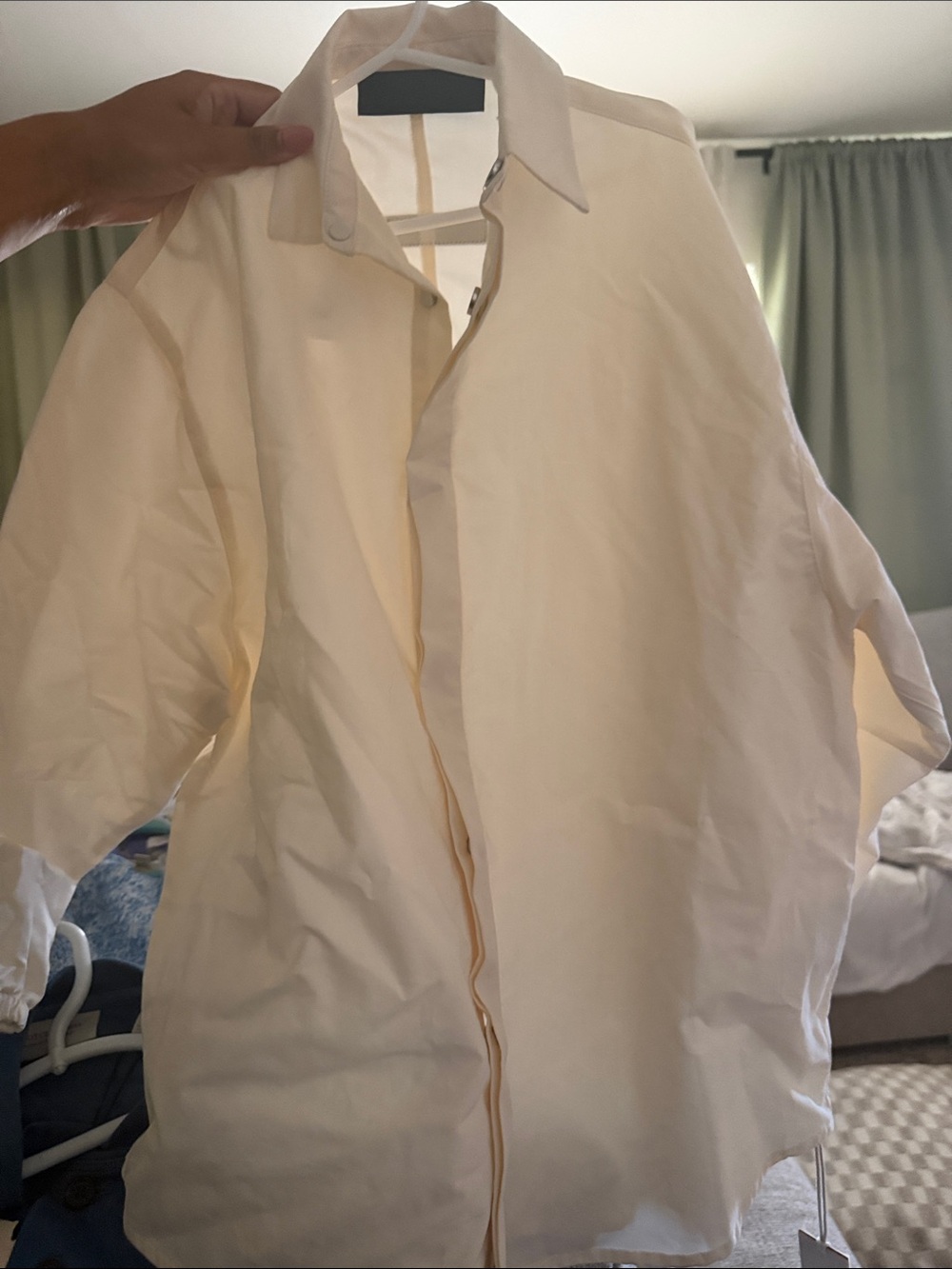 Fear of God Cream Button-Front Shirt Jacket
